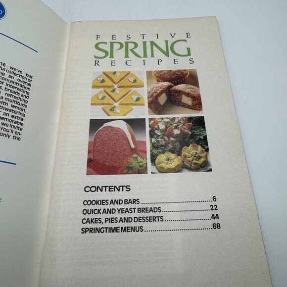 Pillsbury Festive Spring Recipes Cookbook 1982 Edition - Picture 4 of 6